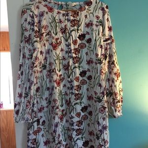 FLORAL LONG SLEEVE H&M DRESS